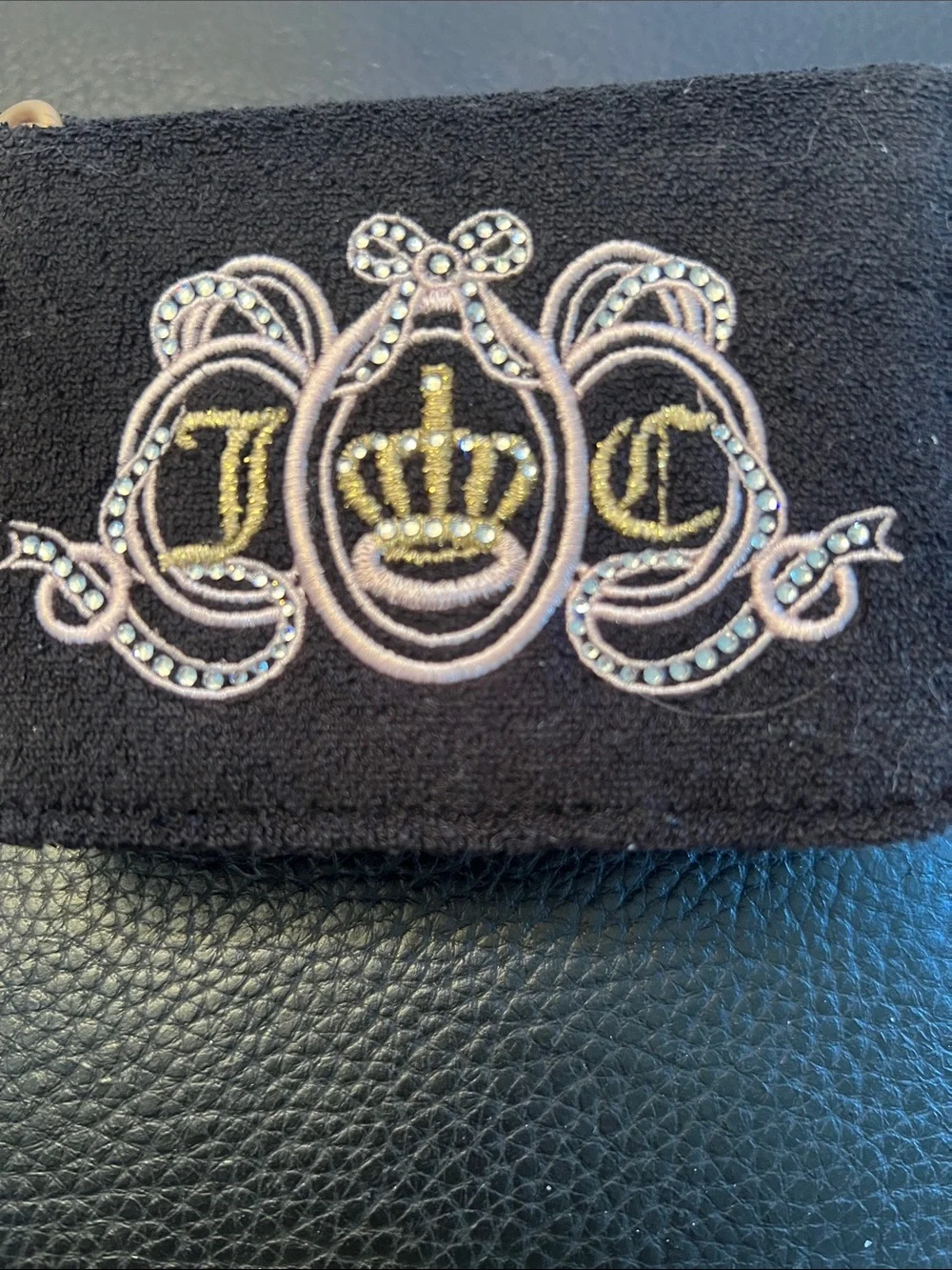JUICY COUTURE LOVERS CLUB DUAL SIDED cARD CASE